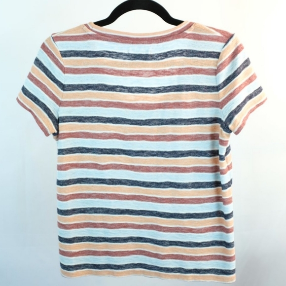 Alto Scoop Tee in Colborne Stripe - Picture 5 of 14